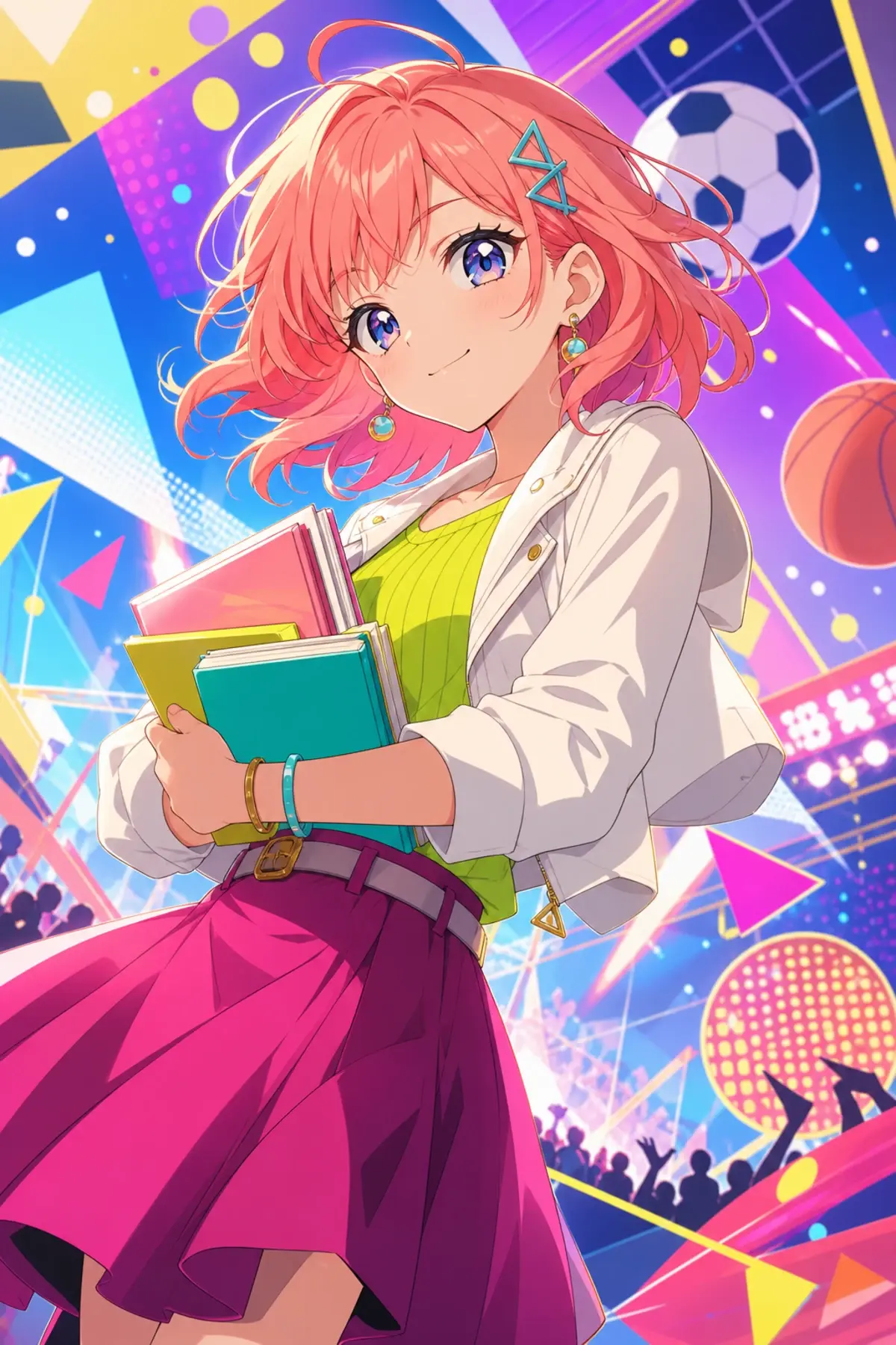 スポーツに無関心な知的タイプを表したアニメ調本文画像1