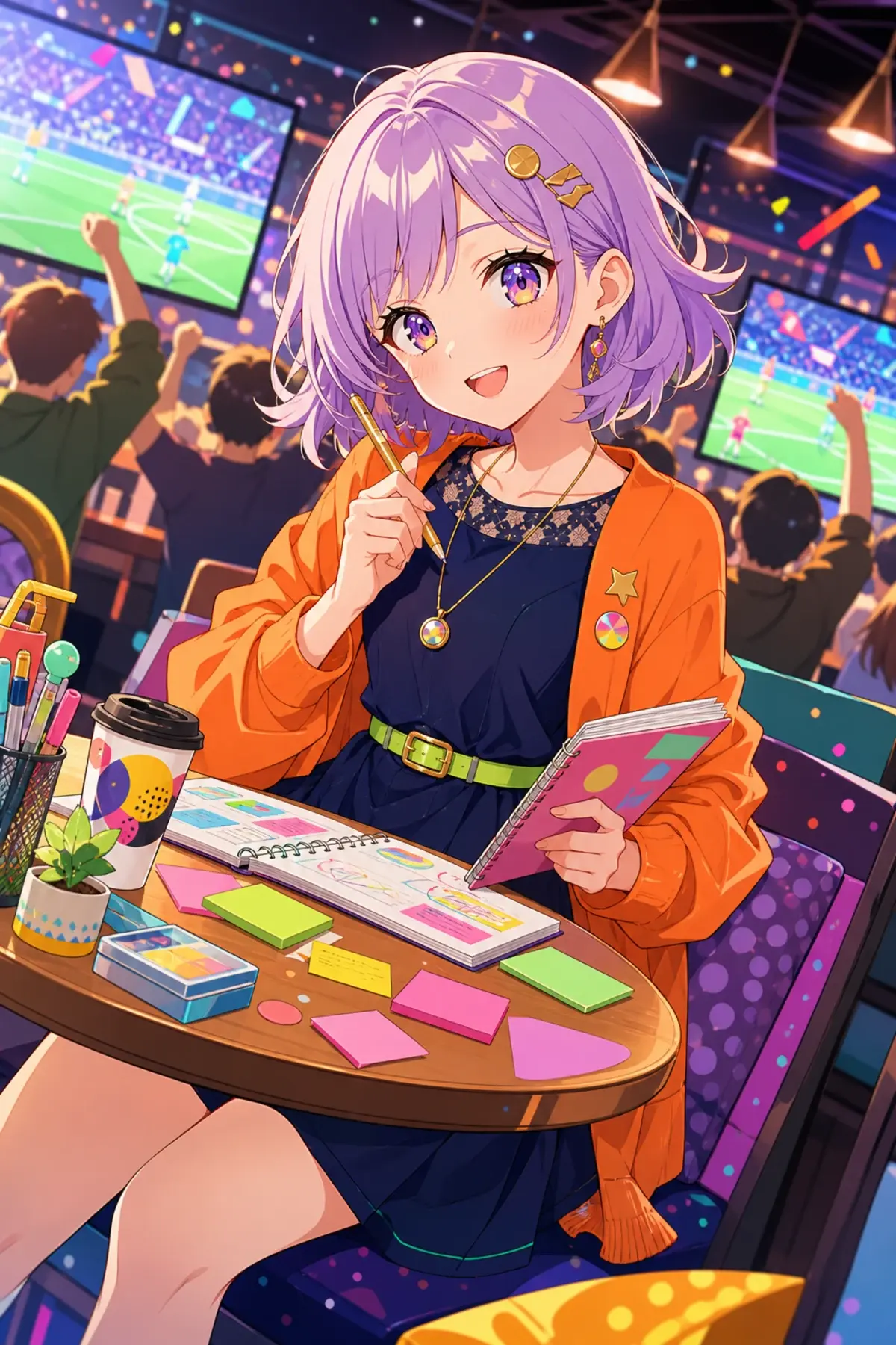 スポーツに無関心な知的タイプを表したアニメ調本文画像2