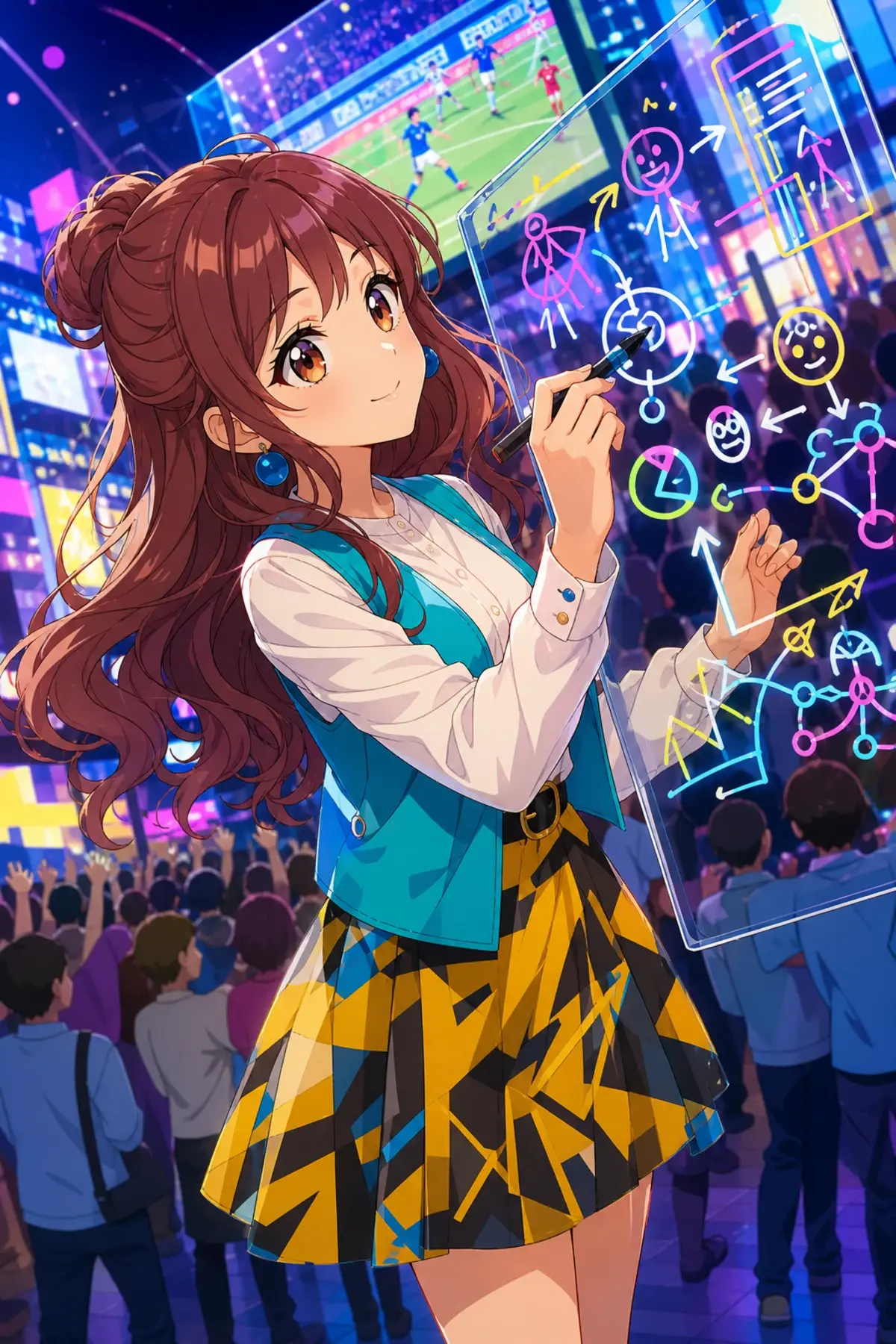 スポーツに無関心な知的タイプを表したアニメ調本文画像3